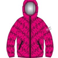 GIUBBINO NYLON FODERATO IN PILE C/CAPPUCCIO BABY GIRL