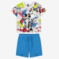 COMPLETO CORTO JERSEY 100% COTONE BABY BOY