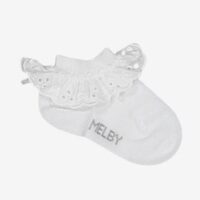 CALZINO CORTO CON PIZZO BABY GIRL