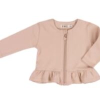 FELPA C/COLLO Z/L CON BALZA JERSEY STRETCH BABY GIRL