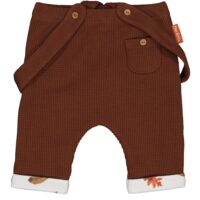 PANTALONE TESSUTO WAFFLE C/BRETELLE BABY BOY